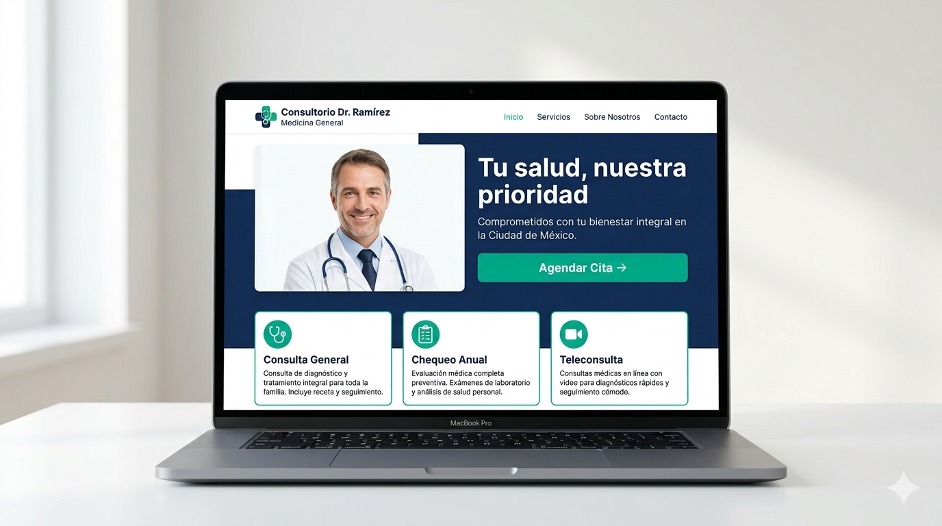 Ejemplo página web consultorio